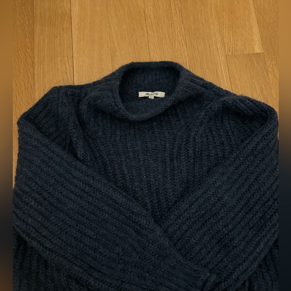 Madewell Blue Wool Sweater - Picture 2 of 2